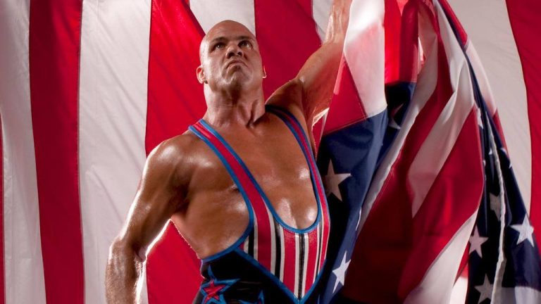 Kurt Angle returning to a WWE ring this sunday to replace Roman Reigns